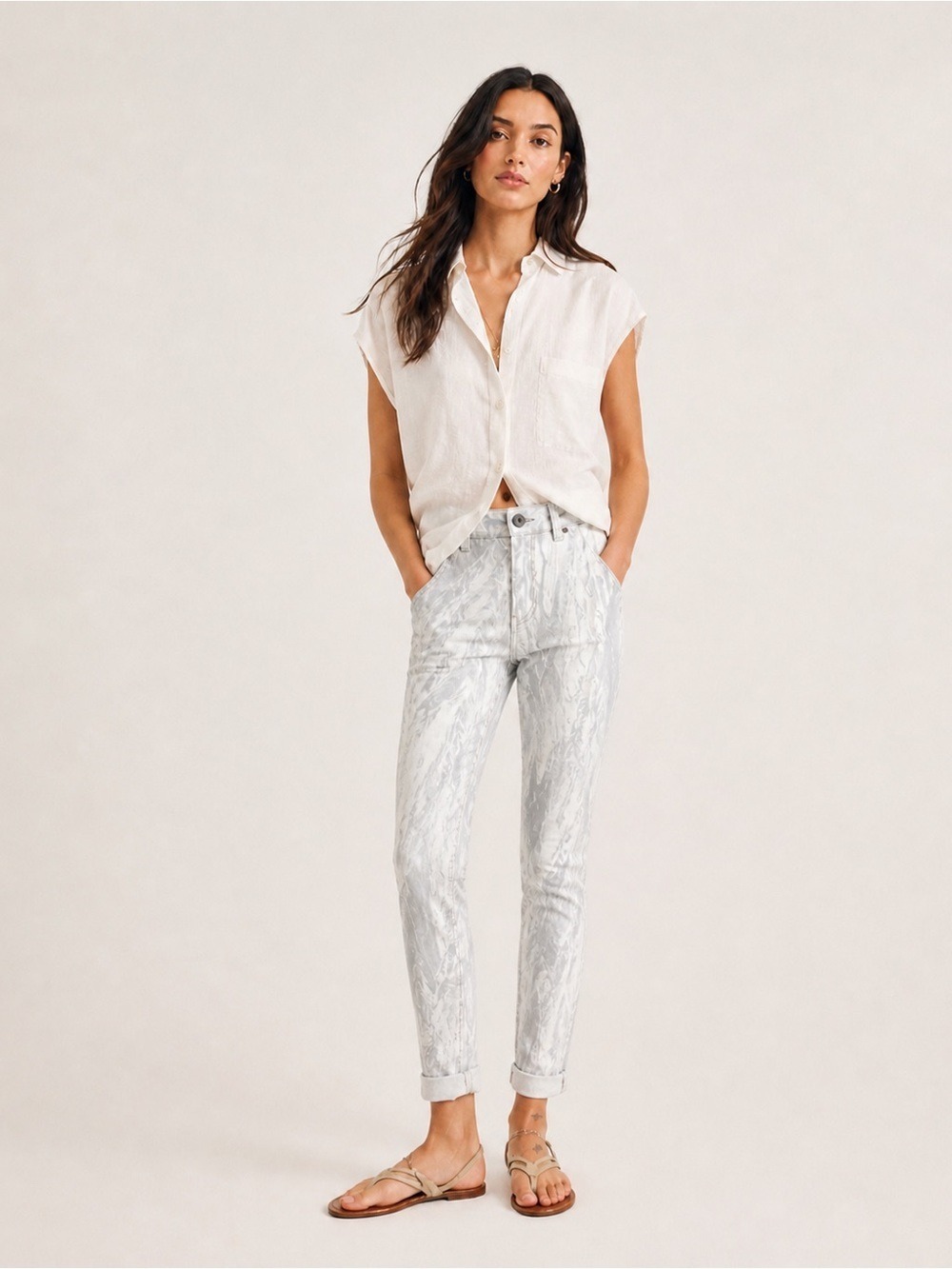 Maison Scotch La Parisienne Skinny -Marble Effect jeans